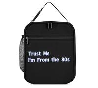 Trust Me I Am from the 80s - Borsa termica per il pranzo, con manico staccabile, per viaggi, lavoro, picnic