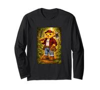 Trust Me I’m a Lumberjack, Cute Funny Teddy Bear Forest Maglia a Manica