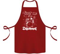 Trust Me Im A Batterista Divertente Drumming Tamburo Cotone Grembiule 100%