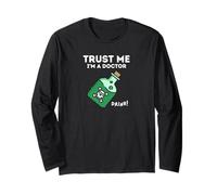 Trust Me, I'm a Doctor Drink Divertente Regalo per Pre Med Maglia a Manica