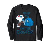 Trust Me I'm A Dogtor Dog Divertente Maglia a Manica