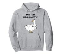Trust me I'm a ducktor - duck lover doctor ultra funny pun Felpa con Cappuccio