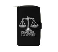 Trust Me I'm A Lawyer, portafoglio lungo da donna in pelle PU, organizer per ufficio e viaggio