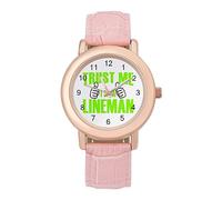 Trust Me I'm A Lineman - Orologio da polso da donna, con cinturino a scelta, regalo per compleanni, San Valentino, Stile:, regular, MHXYZHW