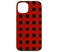 Trust Me I'm a Lumberjack Red Checked Pattern Design Graphic Custodia per iPhone 13