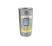 Trust Me Im A Math Person Calculatrice Professore Bicchiere termico in acciaio inox doppia parete