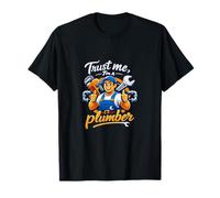 Trust Me Im A Plumber - Divertente Grafica del Gioco di Parole sulla Pipa Maglietta