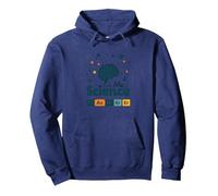 Trust Me I'm A Science Teacher Tavola Periodica Umorismo Felpa con Cappuccio, Unisex per Adulti, Navy, XXL