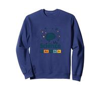 Trust Me I'm A Science Teacher Tavola Periodica Umorismo Felpa, Unisex per Adulti, Navy, M