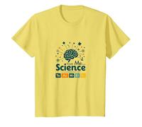 Trust Me I'm A Science Teacher Tavola Periodica Umorismo Maglietta, Bambini, Limone, 2 Anni