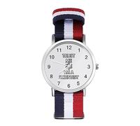 Trust Me I'm A Scientist orologio sportivo per uomo donna cinturino in nylon orologio da polso analogico al quarzo, Stile:, regular, Cinturino