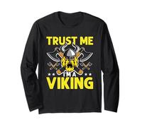 Trust Me I'm A Viking Scudiera Vichinghi Maglia a Manica