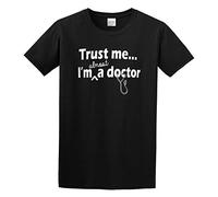 Trust Me.. I'm Almost A Doctor Gifts Idea Unisex 100% Cotton Short-Sleeve T-Shirts Black XXXL