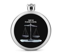 Trust Me I'm Almost A Lawyer, fiaschetta portatile per liquori, bottiglia di vino carina, in acciaio inox