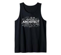 Trust Me Im An Architect Architettura Divertente per Studenti Canotta