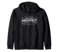 Trust Me Im An Architect Architettura Divertente per Studenti Felpa con Cappuccio