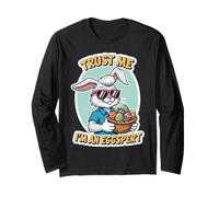 Trust Me I'm An Eggspert - Caccia all'uovo di Coniglio Pasquale Divertente Maglia a Manica
