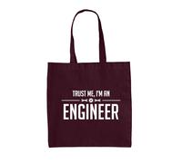 " Trust Me " , I'M An Engineer - Borsa Tote IN Tela - Meccanico Job Auto