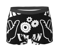 Trust Me I'm An Engineer Boxer Uomo Mutande Comodi Uomo Pantaloncini Boxer Elasticizzati Intimo Maschile per Uomini Sportivi XL