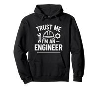 Trust Me I'm an Engineer Citazione divertente Felpa con Cappuccio