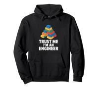 Trust Me Im An Engineer Funny Daying Engineering Felpa con Cappuccio