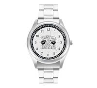 Trust Me I'm an Engineer - Orologio da polso da uomo, stile casual, con cinturino in acciaio inossidabile, in lega, al quarzo, Stile:, regular, Bracciale