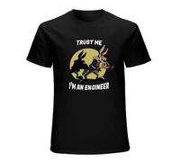 Trust Me I'm An Engineer T-Shirt Mens Unisex Black Tees L
