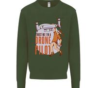 " Trust Me " I'M Un Drone Pilota Bambini Felpa Maglione