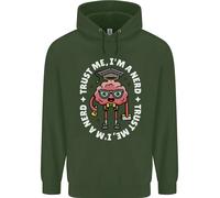 " Trust Me " I'M Un Secchione Nerd Graduate Brainy Bambini Felpa con Cappuccio