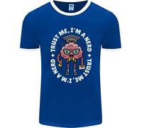 " Trust Me " I'M Un Secchione Nerd Graduate Intelligent Uomo Ringer Fotl