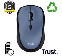 Trust mouse wireless ottico blu scuro 1600 DPI ergonomico