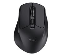 Trust mouse wireless ricaricabile multiconnect wl 2,4ghz + 2x bt silent - 3200dpi - niven - nero