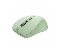 Trust Mydo Mouse Wireless Silenzioso, 82% Plastica Riciclata, 1000-1800 DPI, Microricevitore USB, RF 2.4GHz, per Mano Sinistra e Destra, Mouse Senza Fili per PC, Computer, Laptop, Mac - Verde
