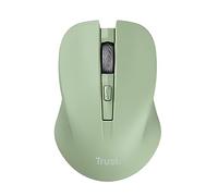 Trust Mydo Mouse Wireless Silenzioso, 82% Plastica Riciclata, 1000-1800 DPI, Microricevitore USB, RF 2.4GHz, per Mano Sinistra e Destra, Mouse Senza Fili per PC, Computer, Laptop, Mac - Verde