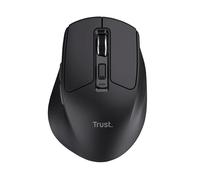Trust Niven Mouse Wireless Bluetooth + 2.4GHz, Pulsanti Silenziosi, 800-3200 DPI, 50% Plastica Riciclata, Comodo Mouse Bluetooth Ricaricabile Multi-Dispositivo per PC Mac, Nero