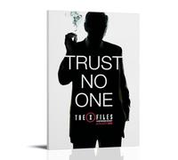 Trust No 1, poster artistico anti schizzi per soggiorno e camera da letto, dipinti da appendere adatti per molteplici scenari, non c'è bisogno di perforare, facile da installare, adatto per regali e