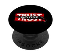 Trust No One Graphic Tees - Cool Motivational Quotes Graphic PopSockets PopGrip Adesivo
