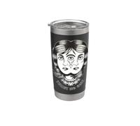 Trust No One Ragazza carina bifacciale Bicchiere termico in acciaio inox doppia parete