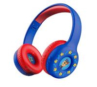 Trust Nouna Cuffie Bluetooth PAW Patrol per Bambini 4-10 Anni, Limitazione del Volume (85dB), Cuffie On Ear Pieghevoli con Microfono e Adesivi, Cuffie Wireless, 15h di Riproduzione per Musica, Blu