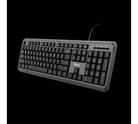 Trust ODY tastiera USB Tedesco Nero (ODY WIRED KEYBOARD - .) - Versione Tedesca