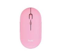 TRUST OPTICAL MOUSE PUCK PINK 1600DPI WIRELESS + BLUETOOTH 24125
