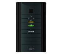 Trust Oxxtron Gruppo di Continuità 800 VA, Nero