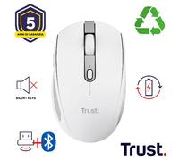 Trust Mouse Ozaa Compatto Wireless Bianco