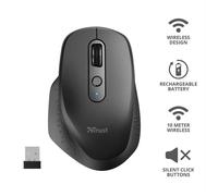 Trust Ozaa mouse RF Wireless Ottico 2400 DPI Mano destra