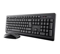 Trust Primo kit tastiera QWERTY italiana e mouse wireless 1200 DPI nero