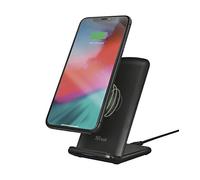 Trust Primo10 Supporto da Tavolo per Ricarica Rapida Wireless, Nero