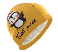Trust Processo Penguin nuoto impermeabile per gli uomini Capelli Corti tappi impermeabili per le donne nuoto Protezione dei capelli e riduzione della resistenza gorro para piscina mujer