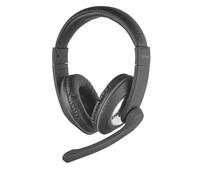 Trust Reno Cuffie Over-Ear con Controllo Volume Integrato e Microfono Regolabile, Nero