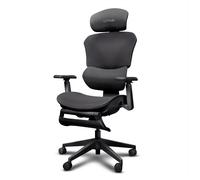 SEDIA GAMING TRUST GXT 725 Rivara ergonomica in rete nera, braccioli 3D, supporto lombare