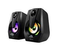 Coppia casse speaker wired 11w altoparlanti computer pc attacco usb 2.0 aux